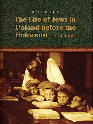 cover image of The Life of Jews in Poland before the Holocaust